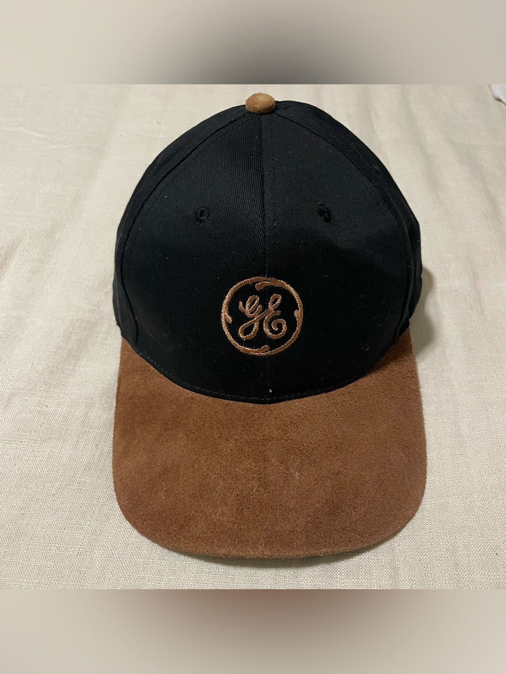 Vintage LG Workwear Hat Logo Embroidered Trucker 90s Blue Collar Costume